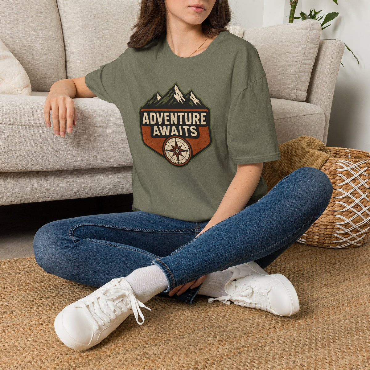 Adventure Awaits Patch T-Shirt