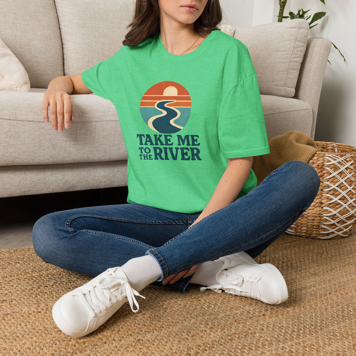 Sunset River Graphic T-Shirt