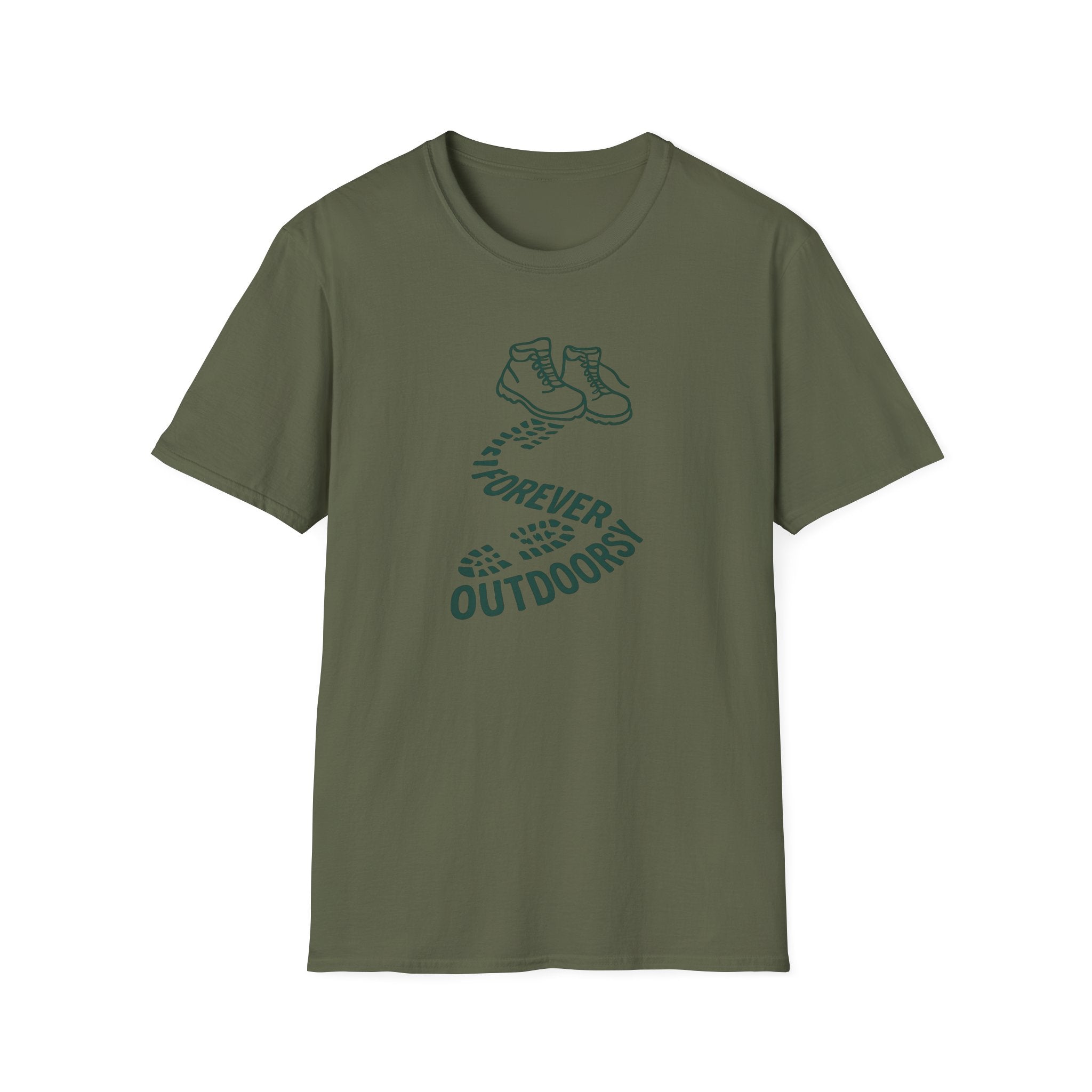 Boots with Footprints T-Shirt
