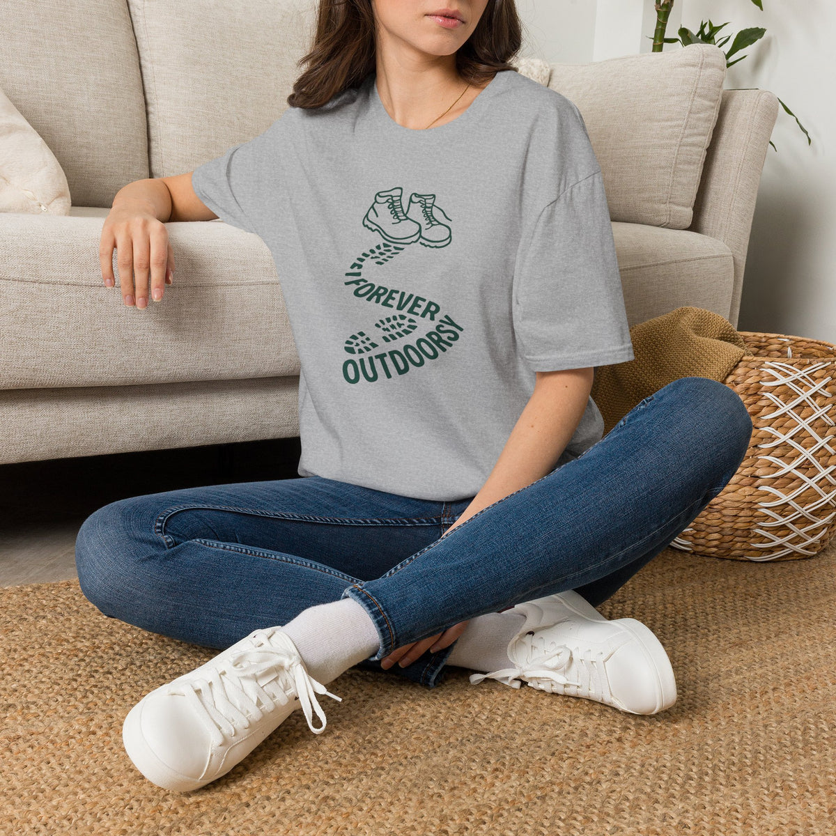 Boots with Footprints T-Shirt