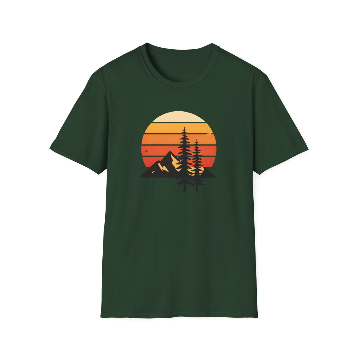 Sunset Over Mountains T-Shirt