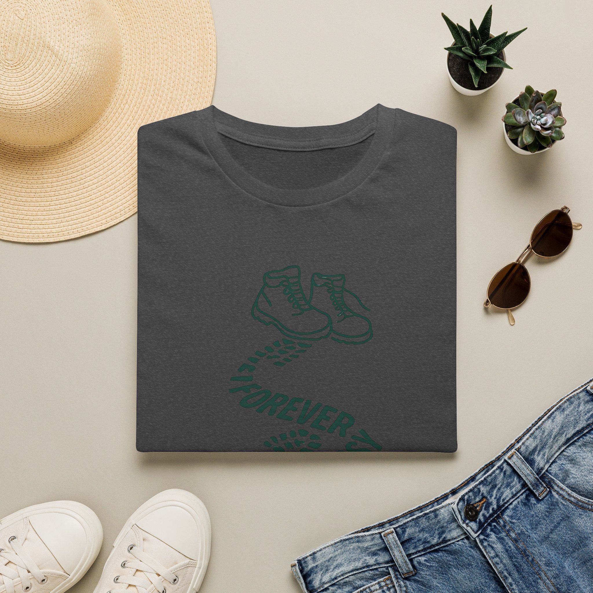 Boots with Footprints T-Shirt