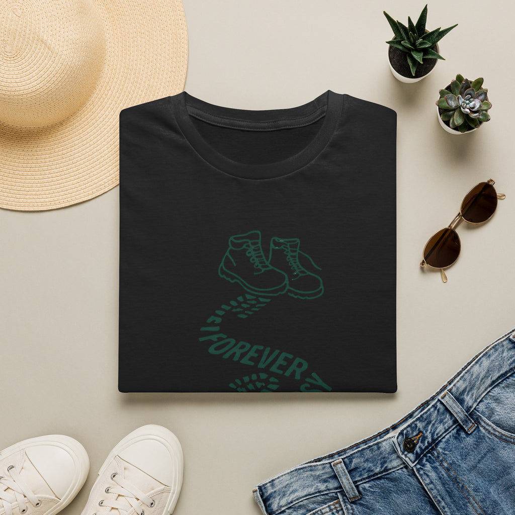 Boots with Footprints T-Shirt