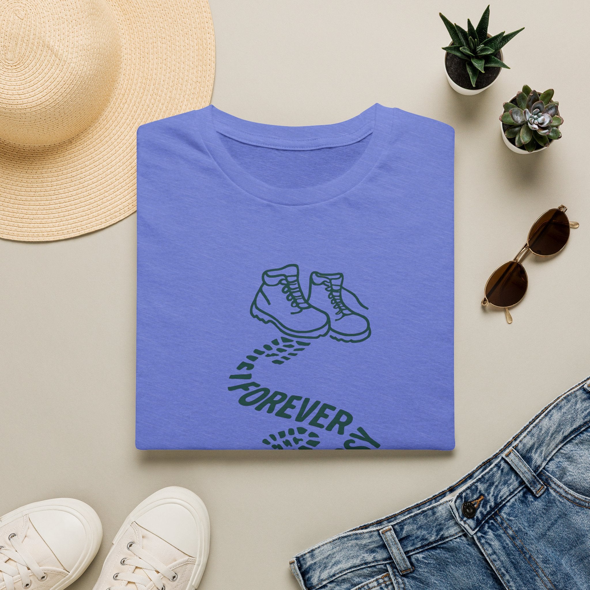 Boots with Footprints T-Shirt