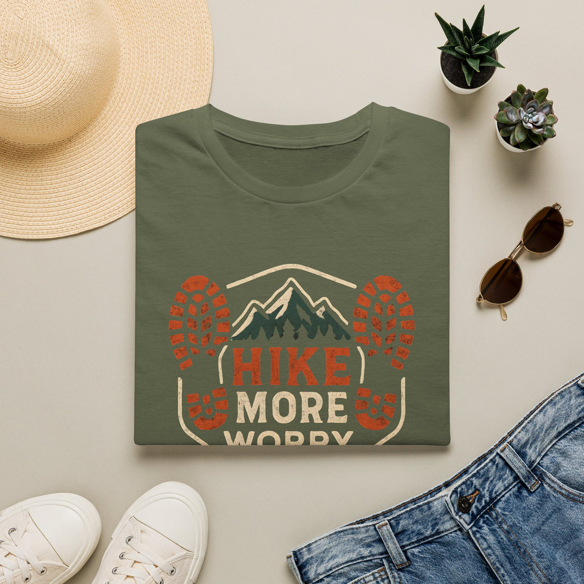 Hike More Worry Less T-Shirt