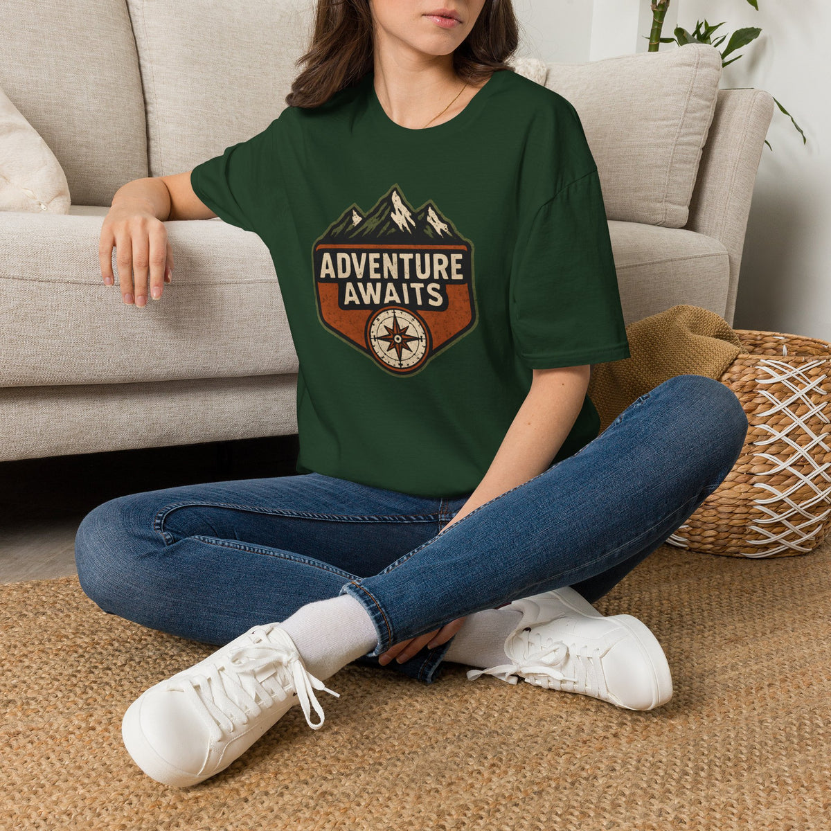 Adventure Awaits Patch T-Shirt