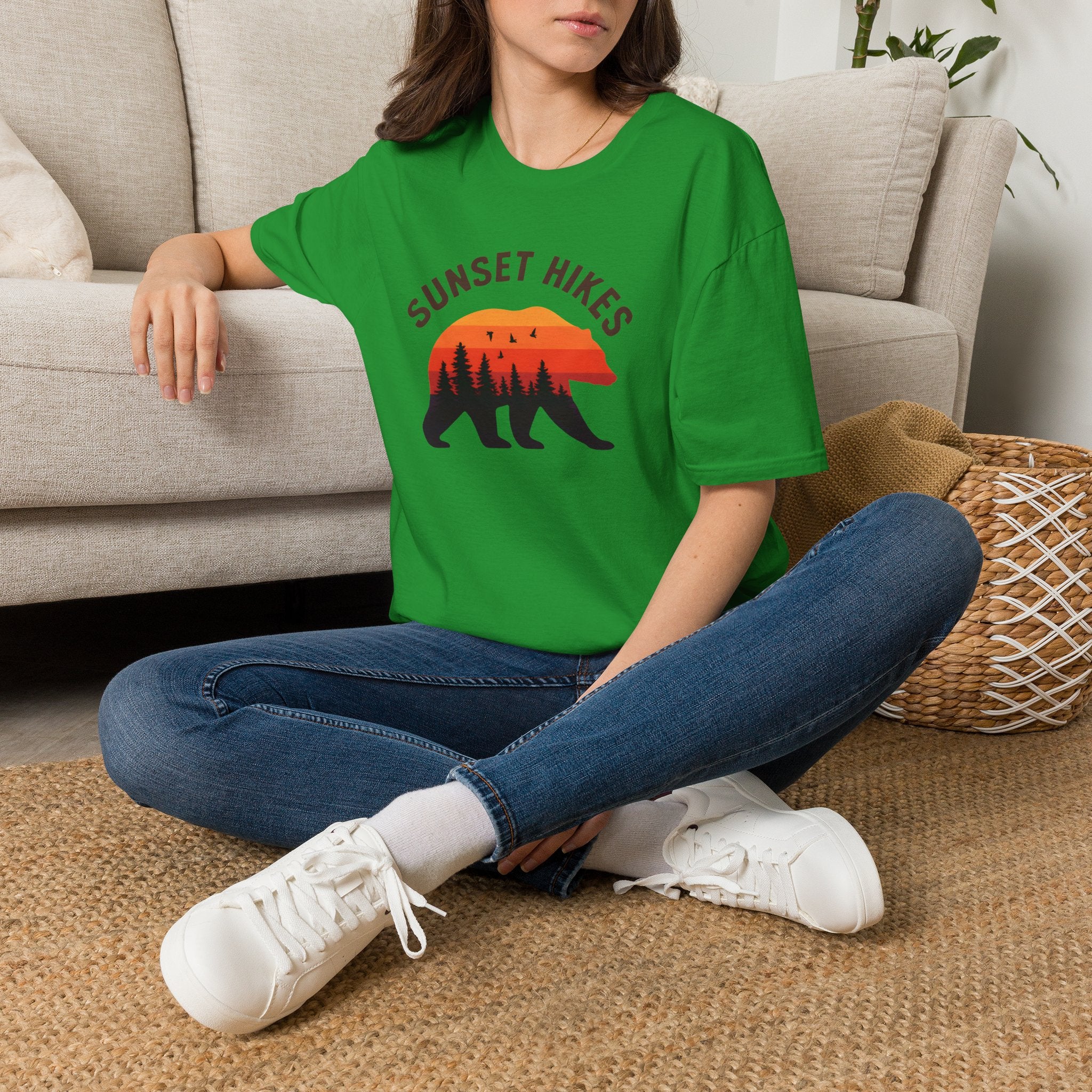 Bear Silhouette at Sunset T-Shirt