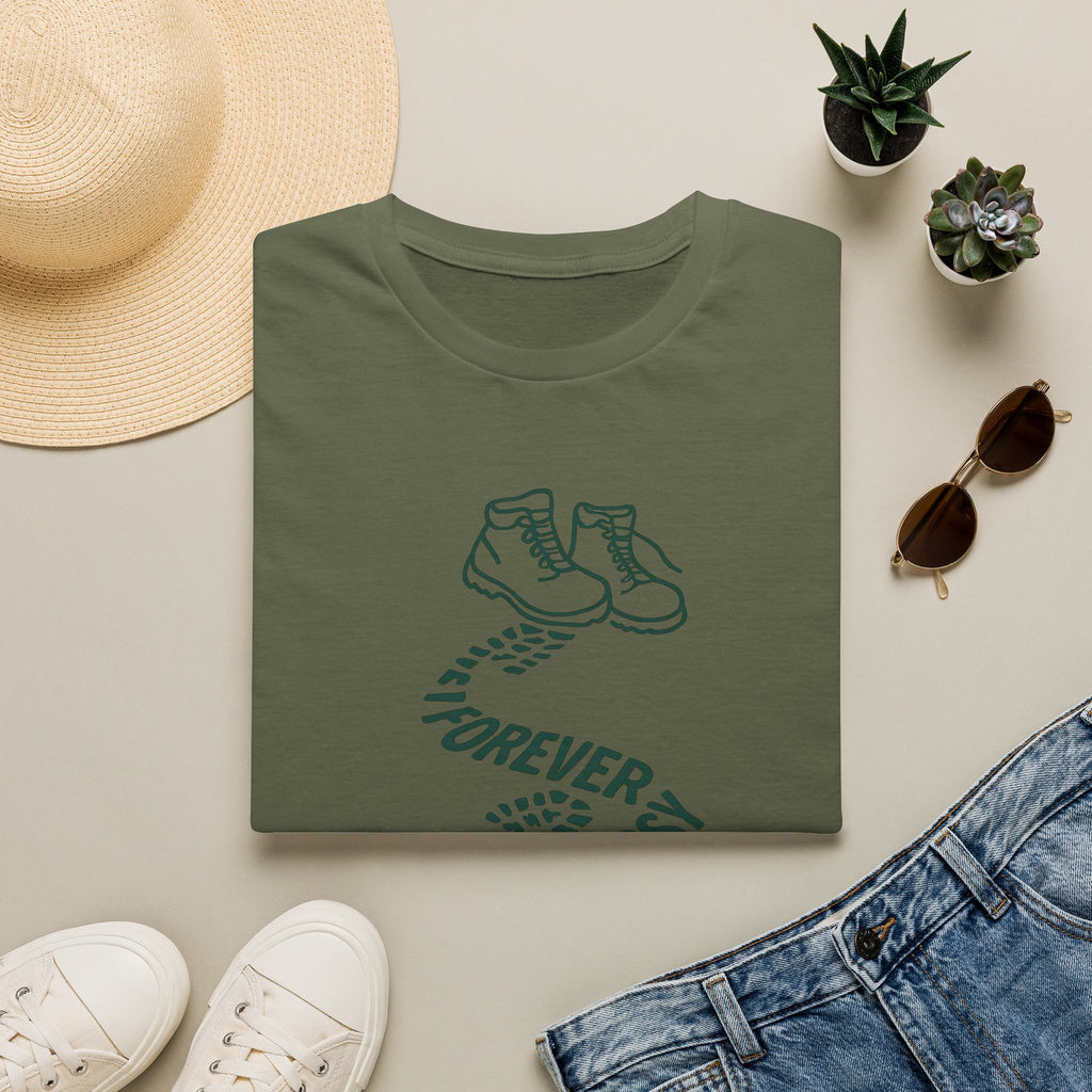 Boots with Footprints T-Shirt